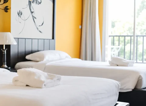 hotel room near jomtien beach with balcony