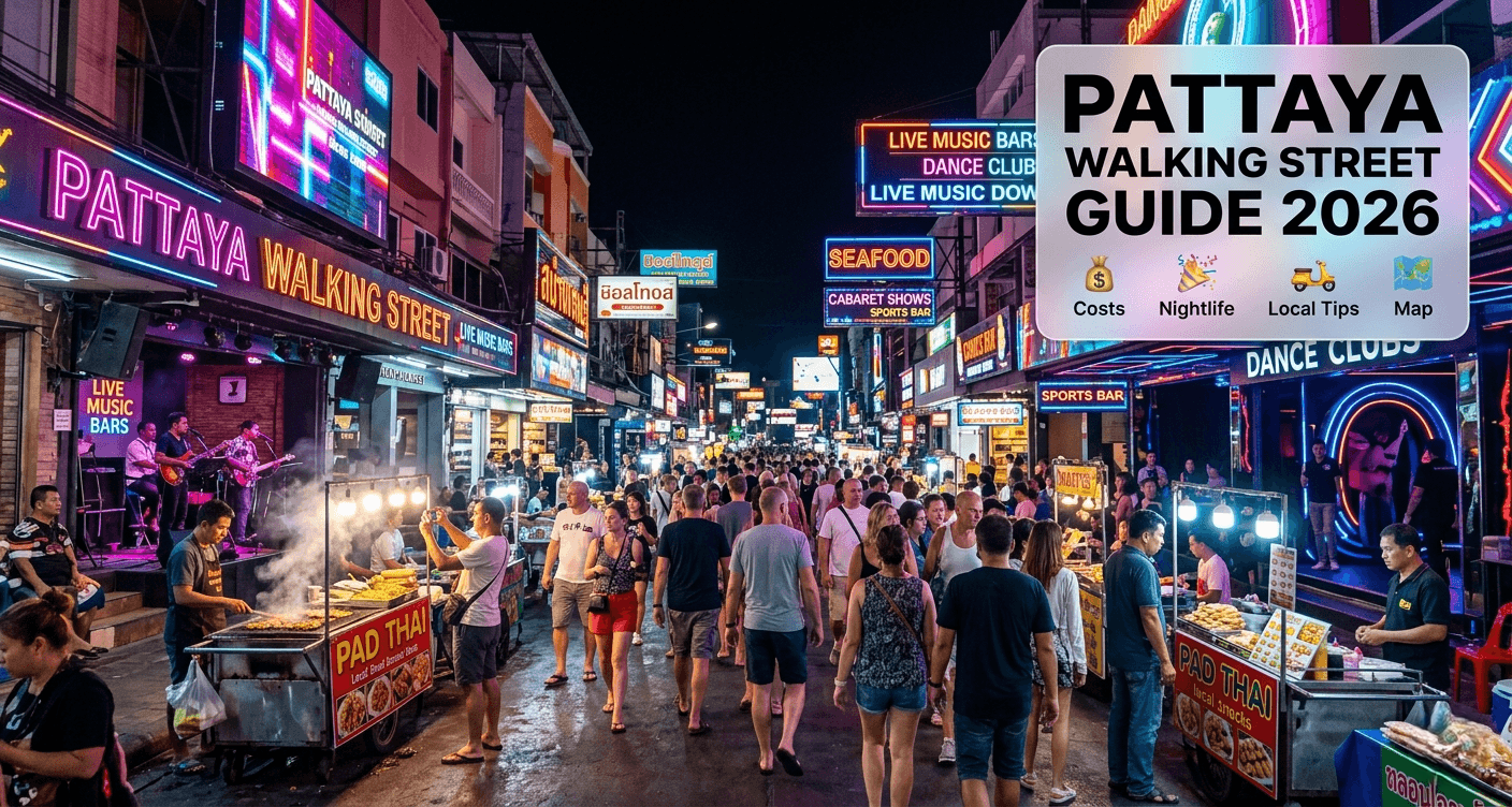 Pattaya Walking Street Guide 2026 Costs, Nightlife & Local Tips